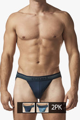 Papi UMPA108 2PK Microflex Performance Jockstrap Farbe Teal-Blau
